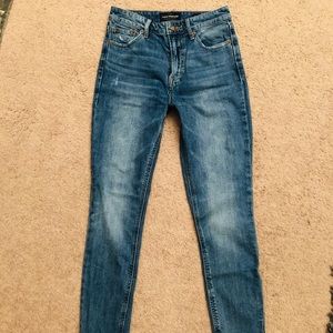 Lucky Brand Bridgette Crop Raw Hem Skinny Jean